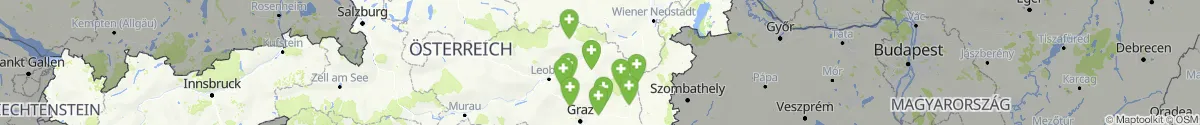 Kartenansicht für Apotheken-Notdienste in der Nähe von Mürzzuschlag (Bruck-Mürzzuschlag, Steiermark)
